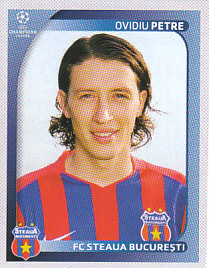 Ovidiu Petre Steaua Bucuresti samolepka UEFA Champions League 2008/09 #510